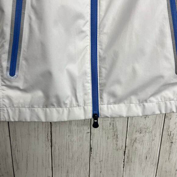 Polo Golf Blue White Lightweight Full Zip 122nd US Open Windbreaker Jacket - Picture 5 of 16